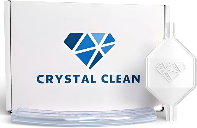 CRYSTAL CLEAN | Automatic Toilet Bowl Cleaner | Time Saving Single Pod System | No Tablets Or Stamps | Quick & Easy Toilet Tank Install | Septic & Plumbing Safe Fresh Scent